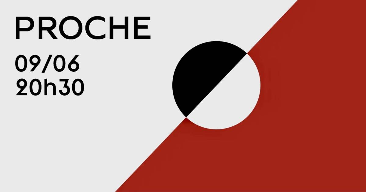Affiche du spectacle "Proche" du 9 juin 2019 à la Pépinière Theâtre