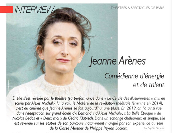 Théâtres & Spectacles de Paris : Jeanne Arènes