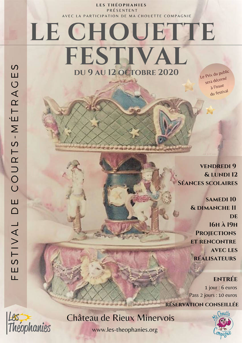 Le chouette Festival se tiendra du 09 au 12 octobre au chateau de Rieux-Minervois