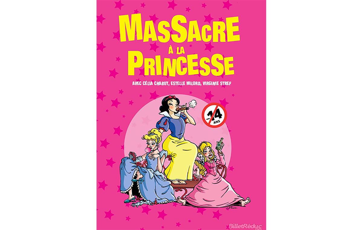 Affiche de Massacre à la Princesse, avec Virginie Stref