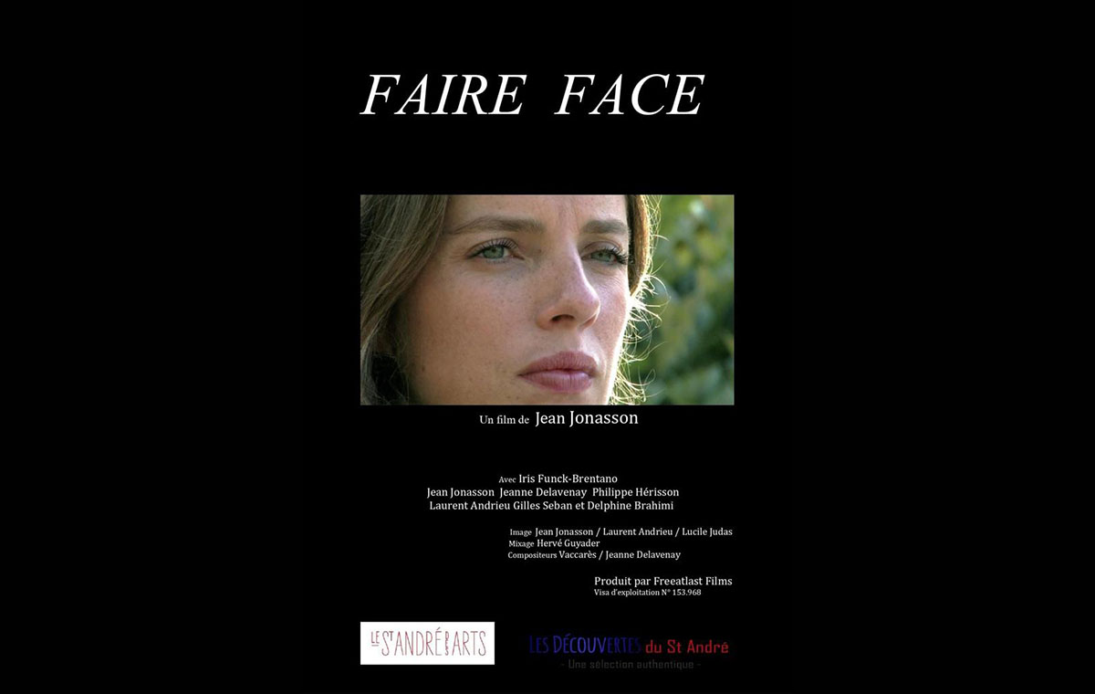 Affiche du film Faire FAce de Jean Jonasson, avec Iris Funck-Brentano